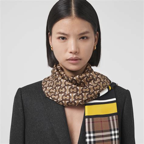 burberry print bandana|burberry silk scarf.